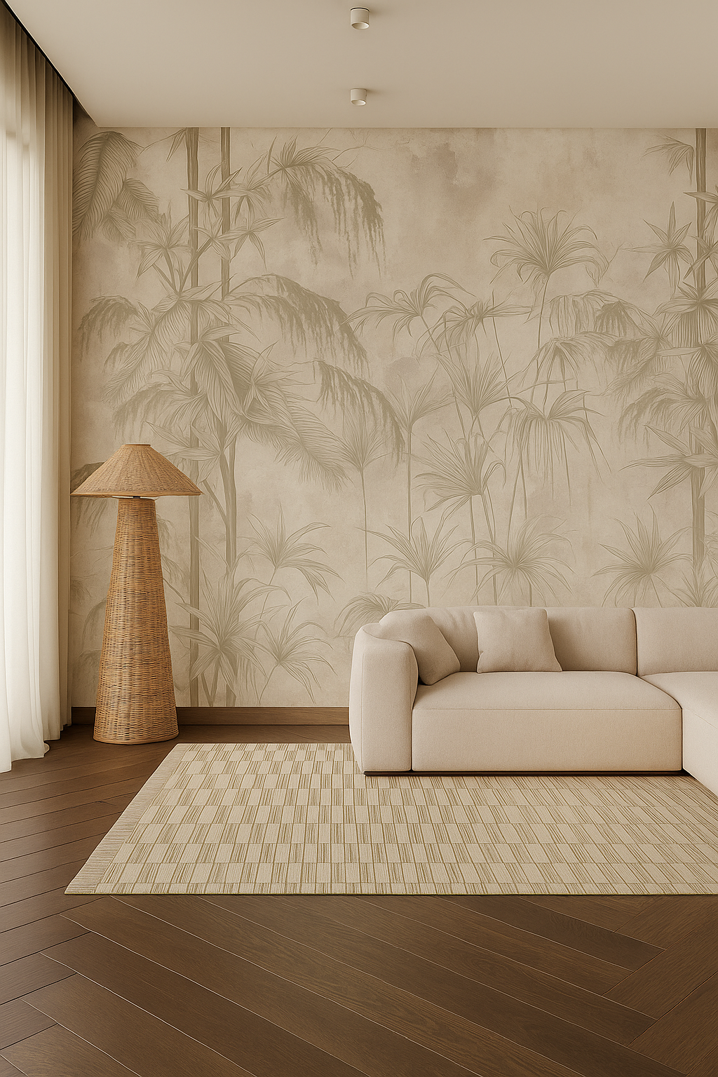 Japandi-Inspired Murals: Where Minimalism Meets Nature